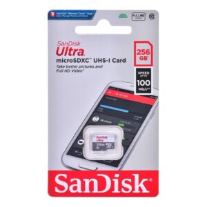 כרטיס זיכרון SANDISK ULTRA MICROSDXC A1 256GB 100MB/S