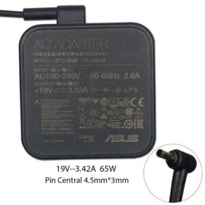 מטען למחשב נייד ASUS 19V 3.42A 4.5*3.0MM