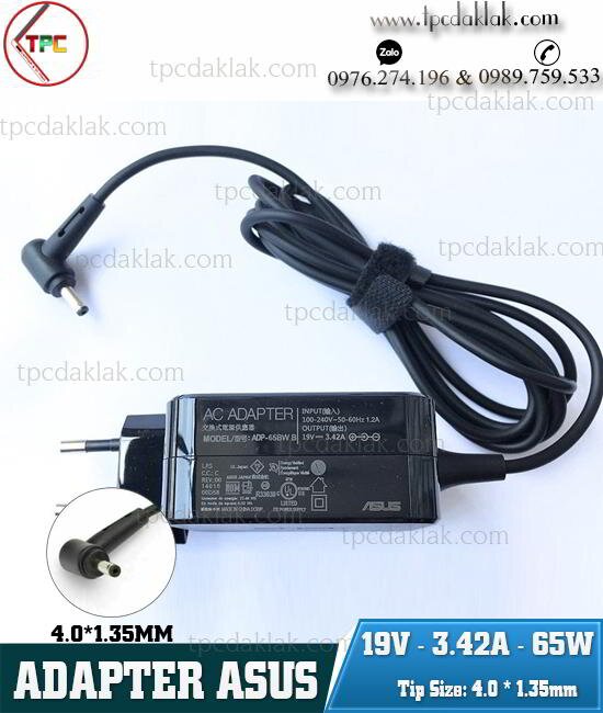 מטען למחשב נייד ASUS 19V 3.42A 4.0*1.35M
