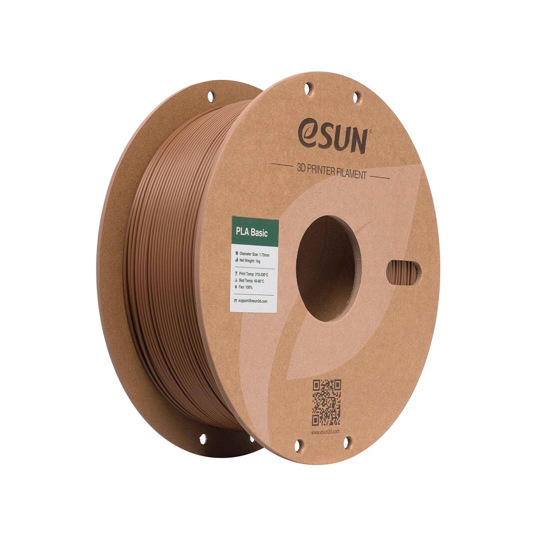 גליל פילמנט ESUN PLA BASIC BROWN - חום