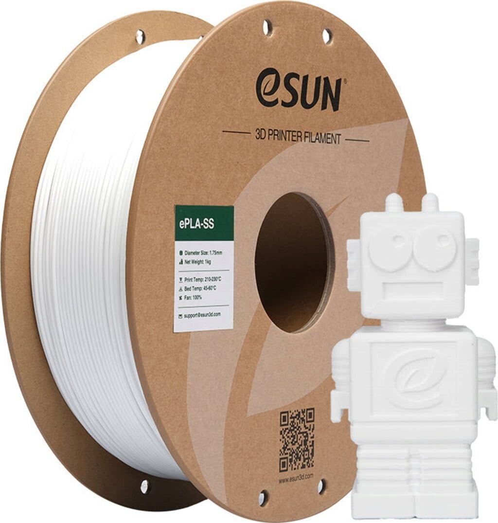 גליל פילמנט ESUN PLA BASIC COLD WHITE