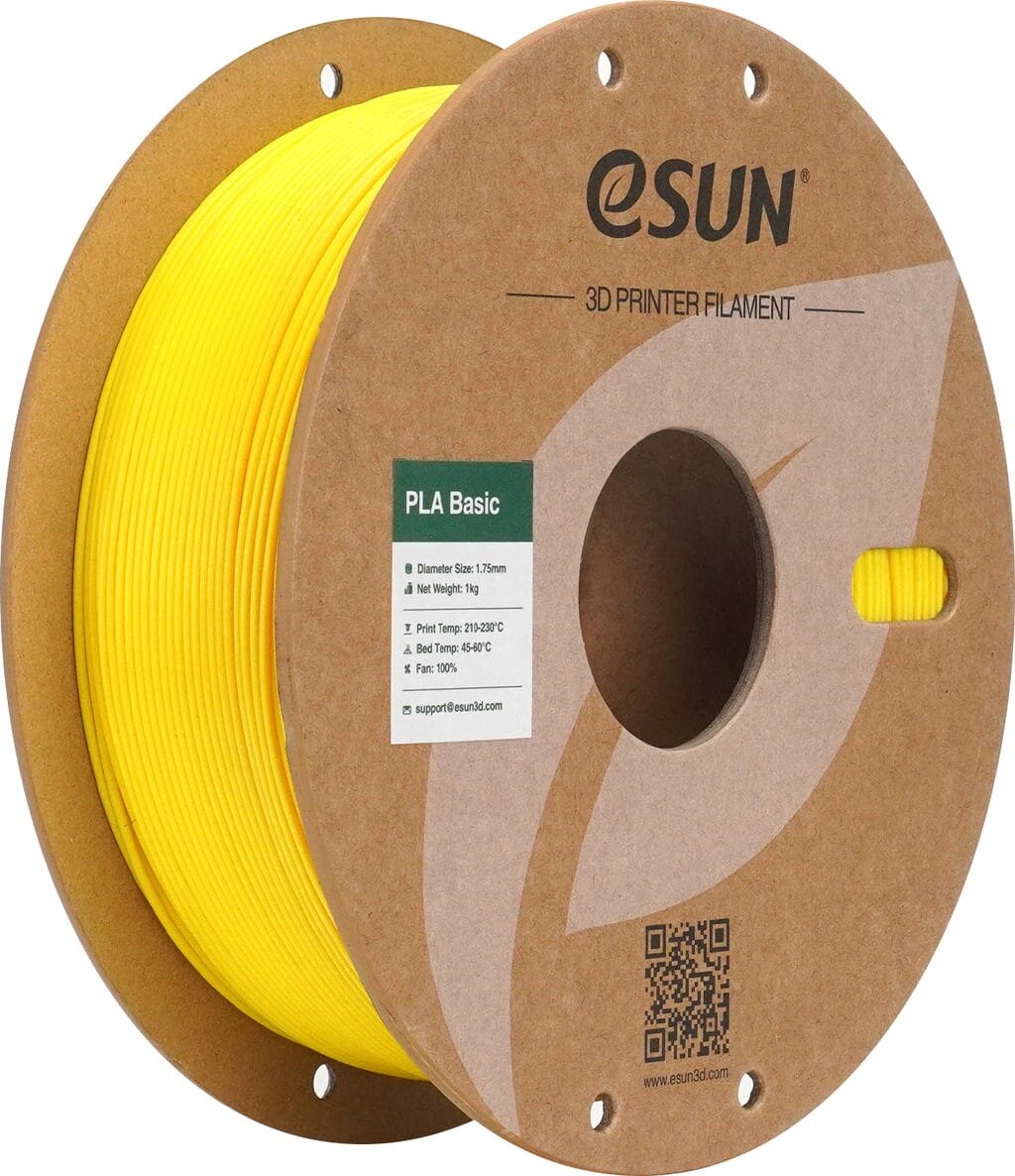 גליל פילמנט ESUN PLA BASIC YELLOW