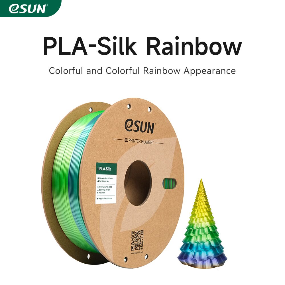 גליל פילמנט ESUN PLA SILK RAINBOW SUNRISE משתנה