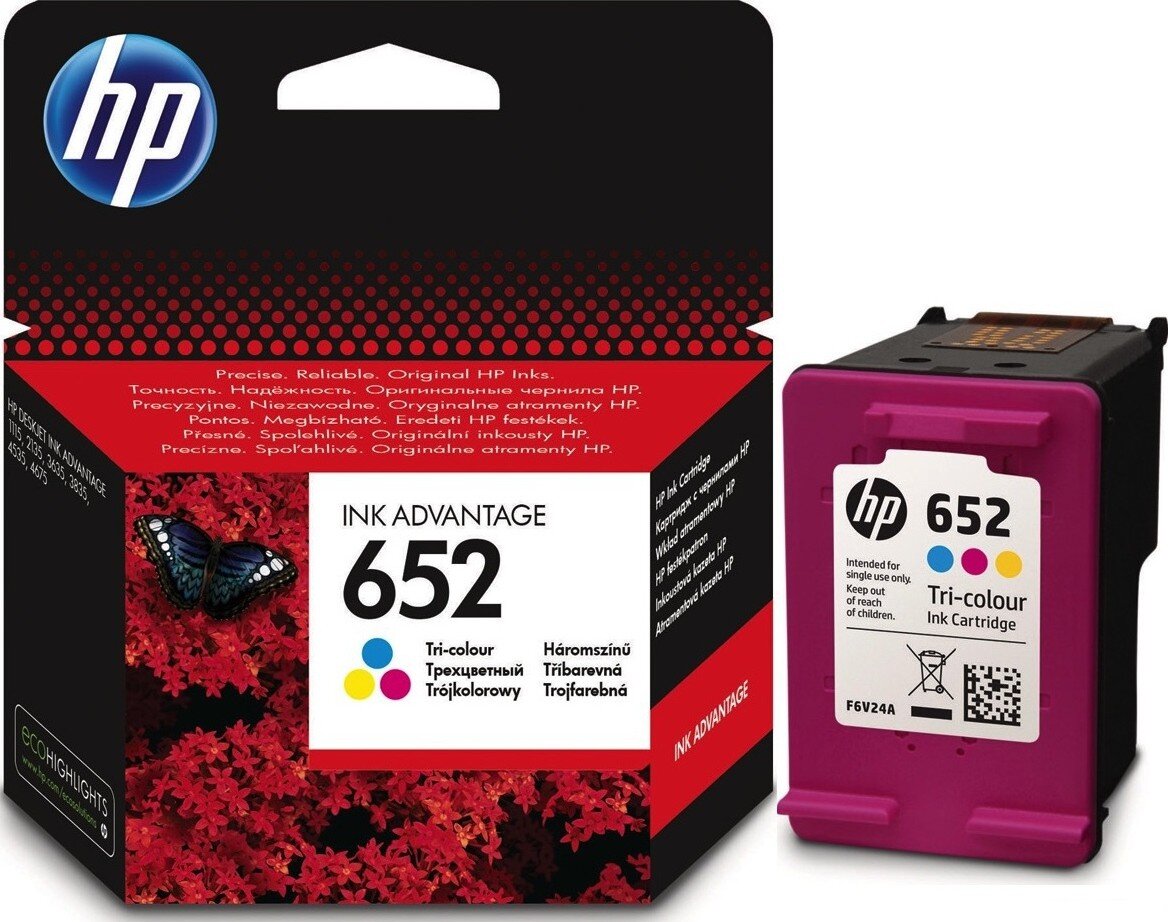 דיו מקורי צבעוני HP652