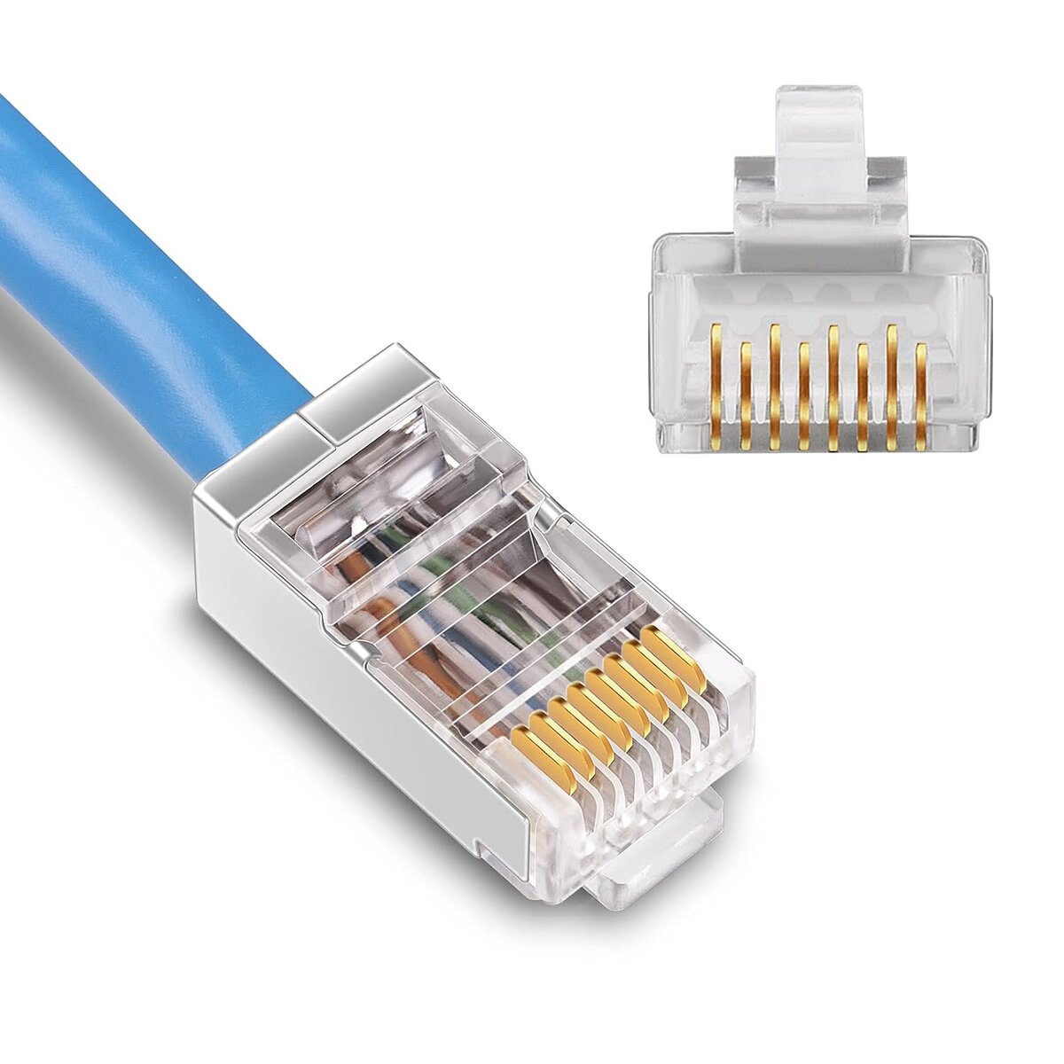 כבל רשת RJ45 מסוכך 0.3 מטר CAT6