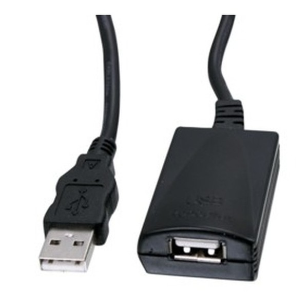 כבל מאריך A USB2 אורך 10 מטר+ מגבר