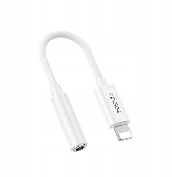 כבל מאייפון ל3.5 מ"מ זכר YESIDO AUX ADAPTER LIGHTING TO AUX