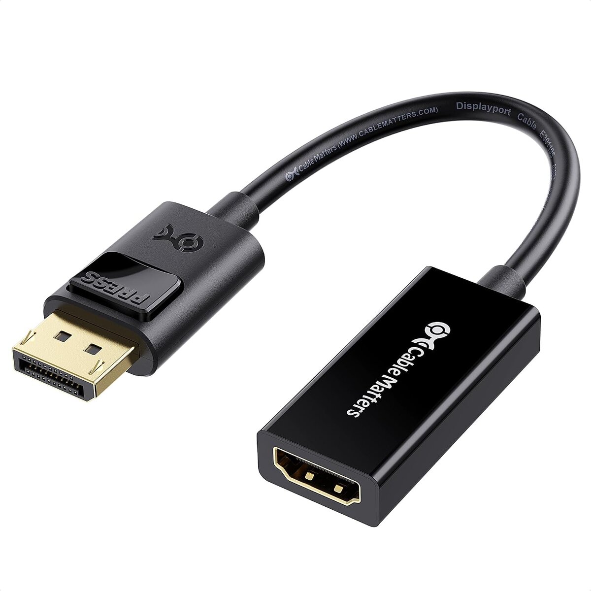 כבל אורך סטנדרט DISPLAY PORT TO HDMI DP TO HDMI