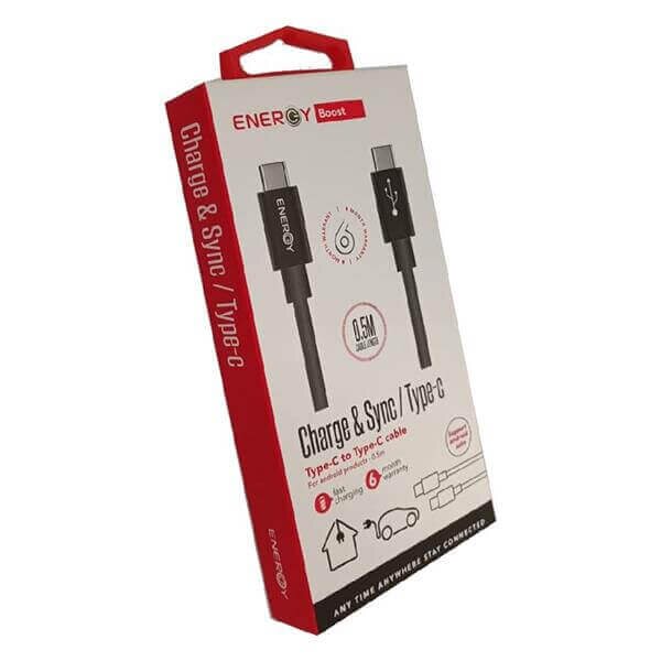 כבל ENERGY TYPE-C TO TYPE-C 3M