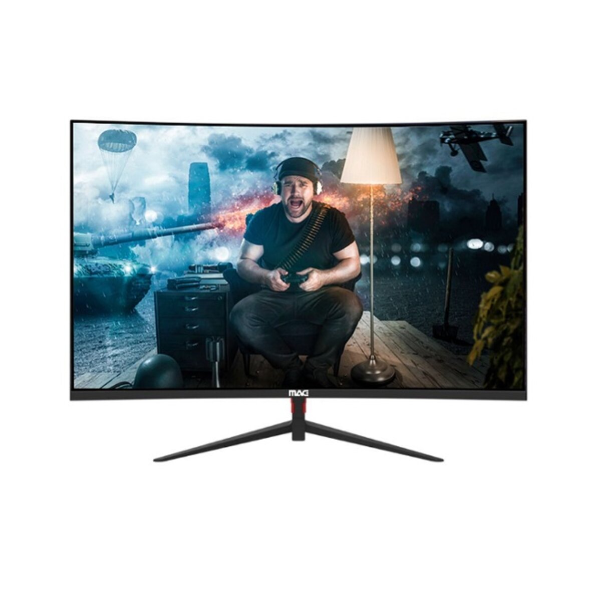 מסך MAG 27" CURVED GAMING 100HZ C27F100Y 3Y