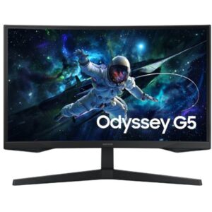 מסך קעור 27'' Samsung Odyssey G5 S27CG552EM QHD 165Hz FreeS