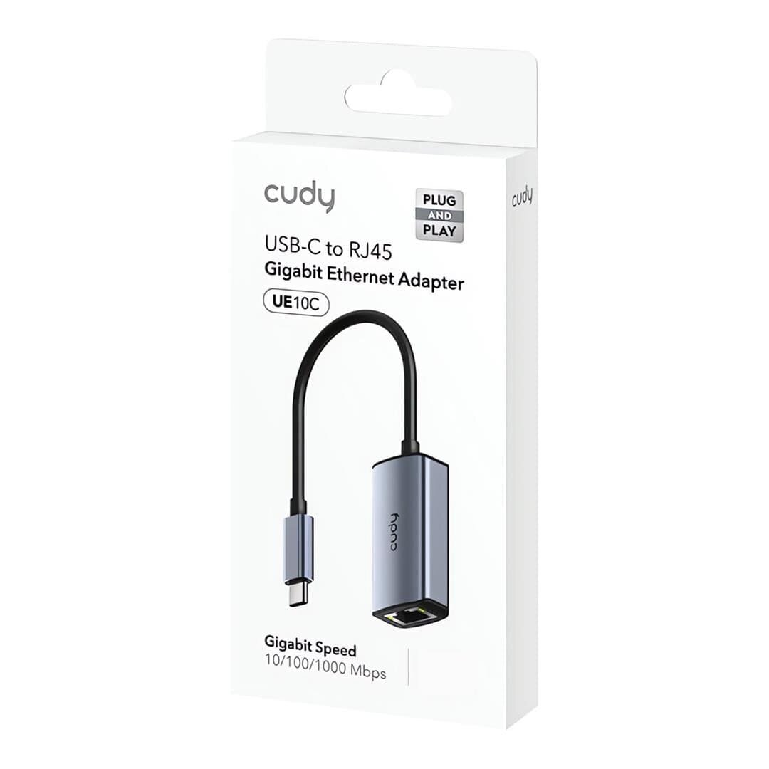 מתאם רשת CUDY USB-C to Ethernet Adapter UE10C 1Gb