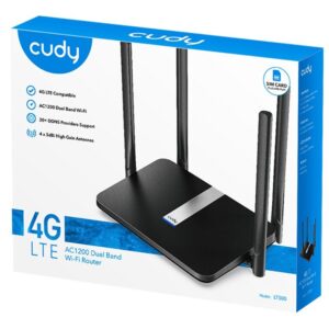 CUDY 4G LTE AC1200 DUAL BAND ROUTER MESH LT500