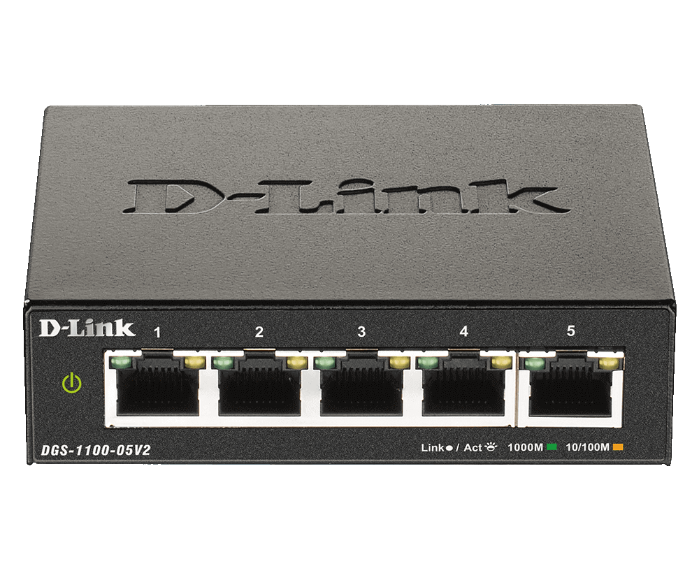 D-LINK 5 PORT 1GB SWITCH DGS-1100-05V2