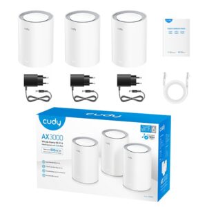 CUDY AX3000 Wi-Fi 6 Mesh 2.5G Solution V2.0 1 PACK