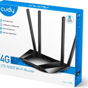CUDY N300 WIFI 4G LTE CAT.4 ROUTER MODEM SIM