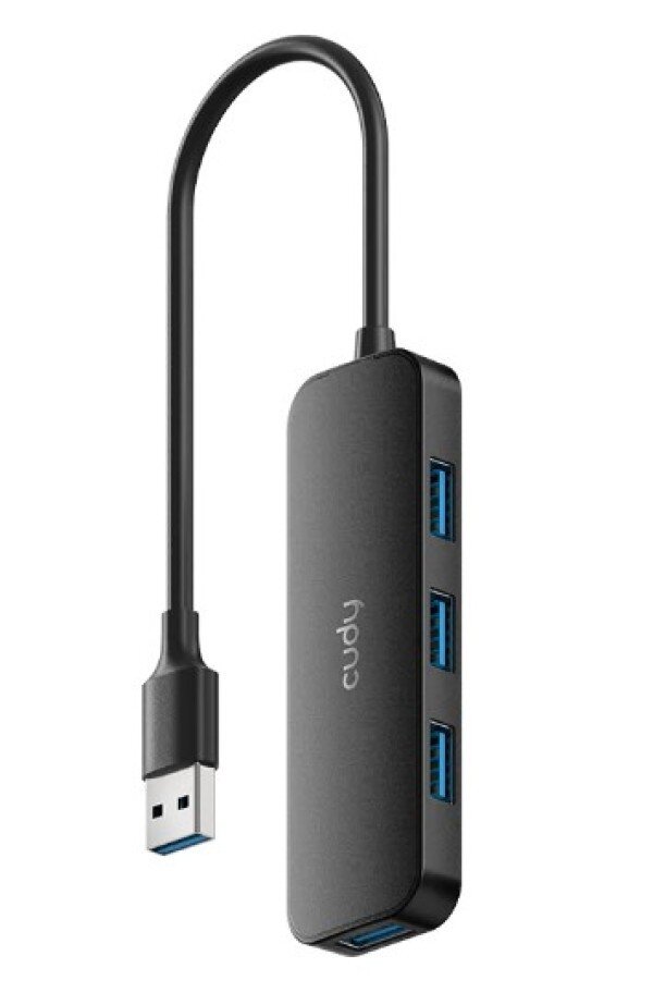 מפצל USB CUDY UH40A USB3.0 4-PORTS HUB