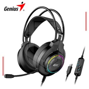 אוזניות GENIUS HS-GX580U RGB LIGHT USB
