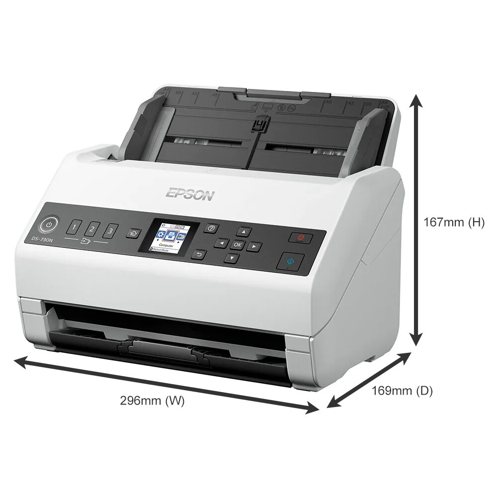 סורק רשת אפסון EPSON WF-DS730N 40PPM 3Y A4