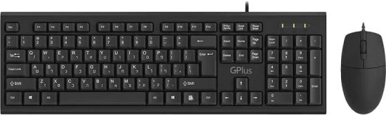 סט מקלדת ועכבר חוטי GPLUS KM-001B