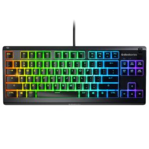 מקלדת גיימינג STEELSERIES TKL APEX 3 US LED
