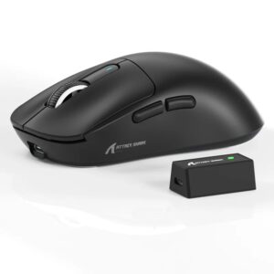 עכבר גיימינג ATTACK SHARK PAW-3395 X3 BLACK