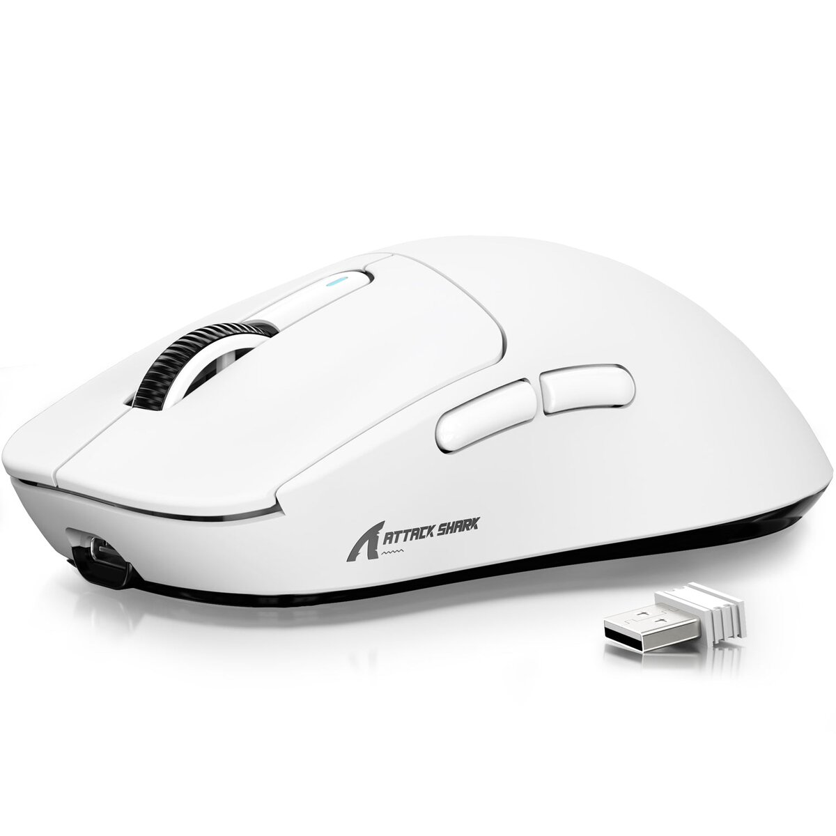 עכבר גיימינג ATTACK SHARK PAW-3395 X3 WHITE