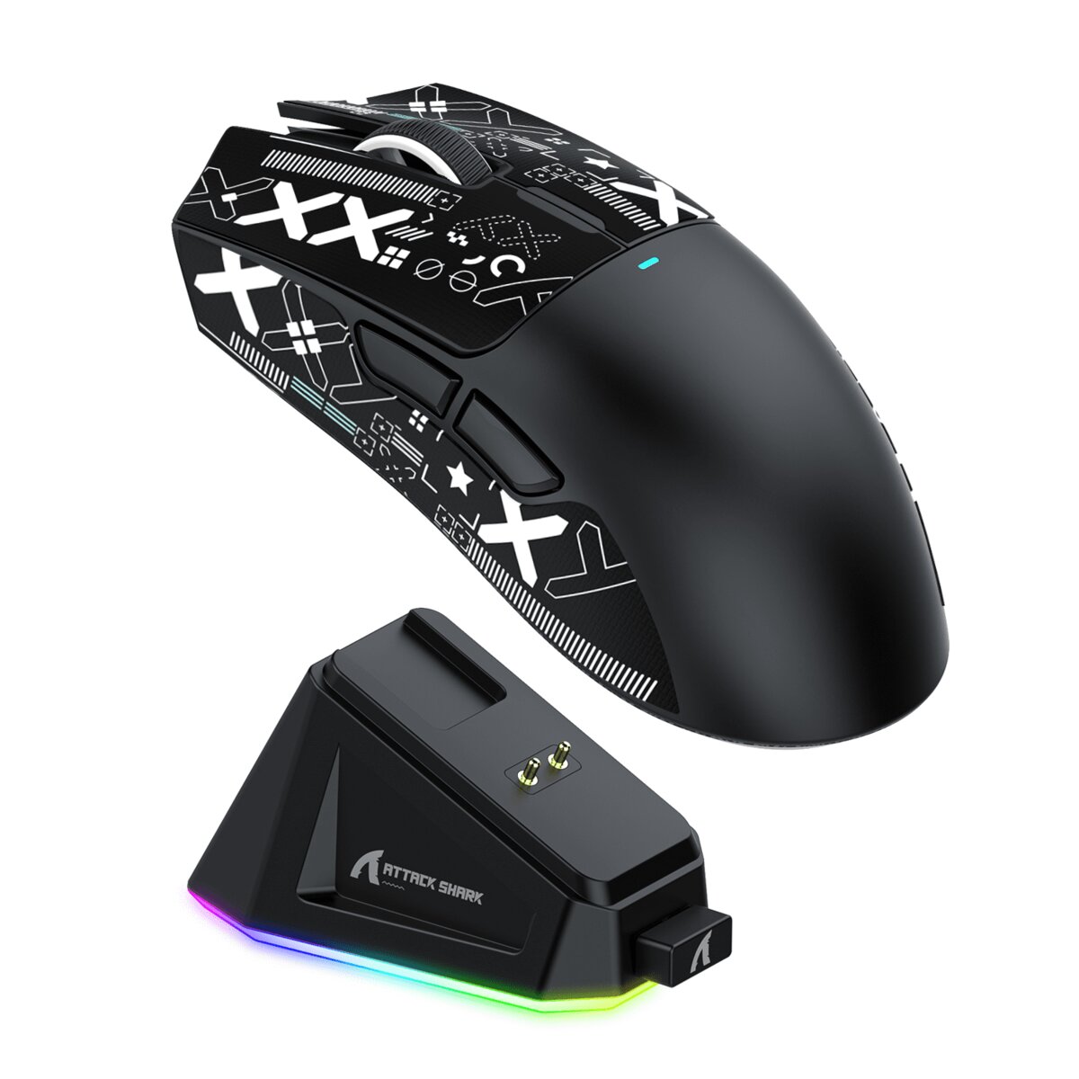 עכבר גיימינג ATTACK SHARK X11 MOUSE BLACK