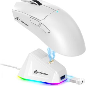 עכבר גיימינג ATTACK SHARK X11 MOUSE WHITE