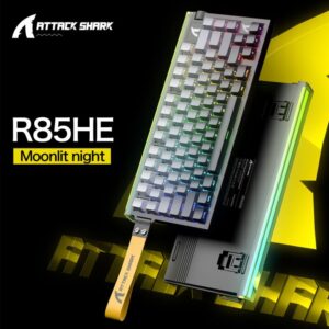 מקלדת גיימיג ATTACK SHARK R85HEMGNETIC SWITCH