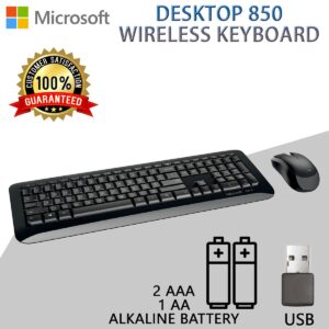מקלדת ועכבר אלחוטי MICROSOFT DESKTOP 850 USB