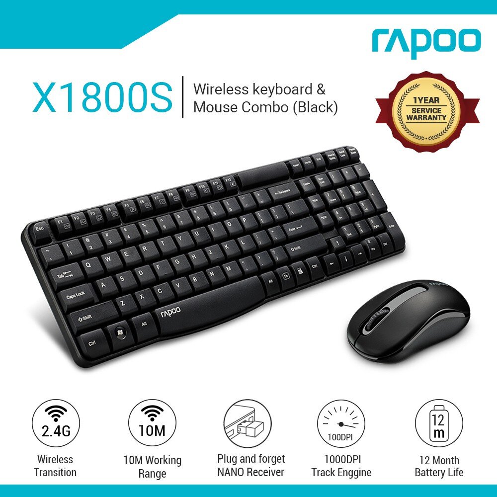 סט מולטימדיה RAPOO X1800 2.4G ערבית