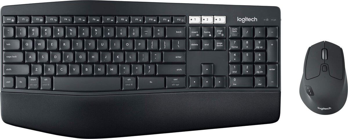 סט מקלדת ועכבר ארגונומית בלוטוס LOGITECH MK850
