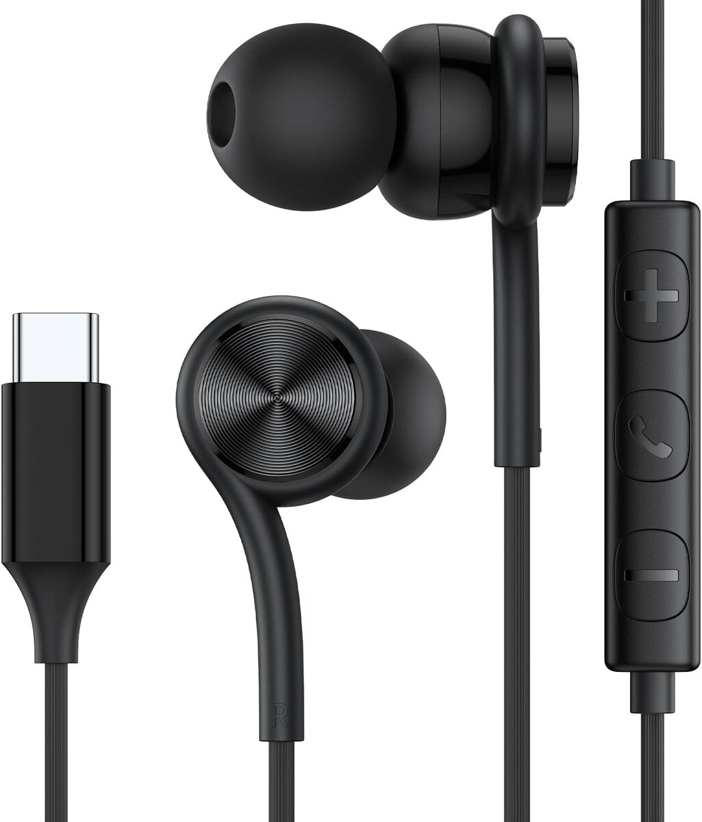 אוזניות חוטיות IN EAR Hedset Type-C