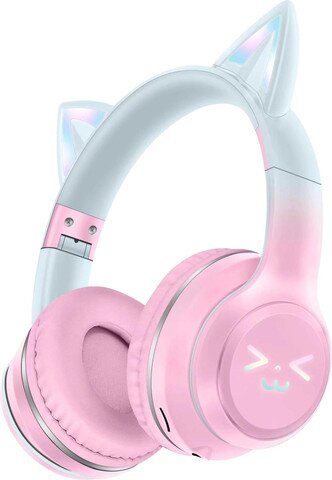אוזניות קשת אלחוטי ENERGY JUNIOR EG300 ורוד-אפור
