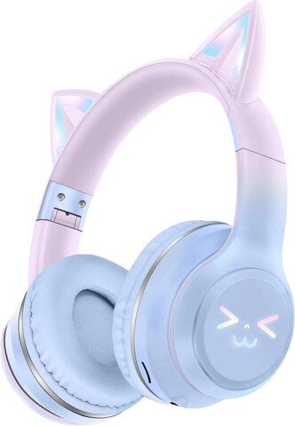 אוזניות קשת אלחוטי ENERGY JUNIOR EG300 סגול-מנטה