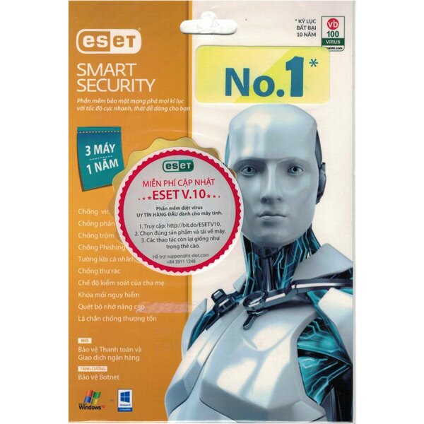 רישיון אנטי וירוס ל8 מחשבים למשך 3 שנים ESET EIS-REN-8U-3Y-