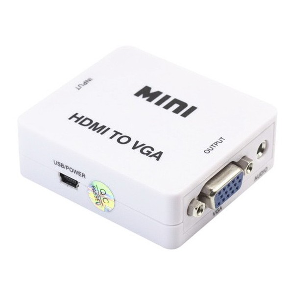 ממיר מ-HDMI ל-VGA + מתח דגם MP385