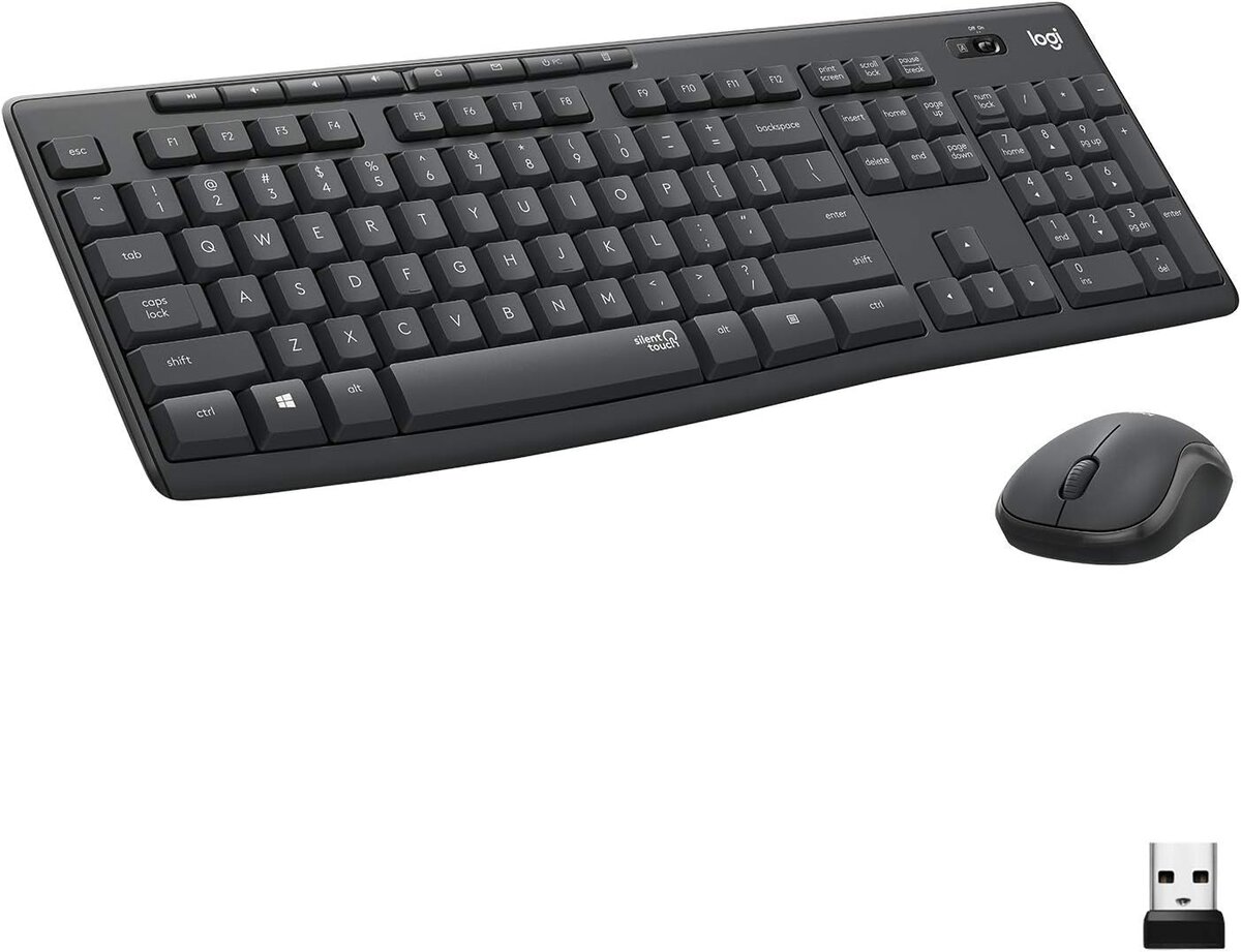 מקלדת ועכבר אלחוטי LOGITECH MK295 COMBO