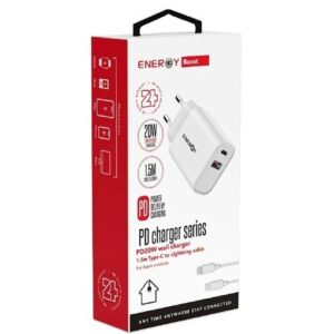 מטען תחליפי ENERGY 20W TYPE C TO LIGHTING