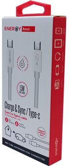 כבל ENERGY TYPE-C TO TYPE-C 1.5M