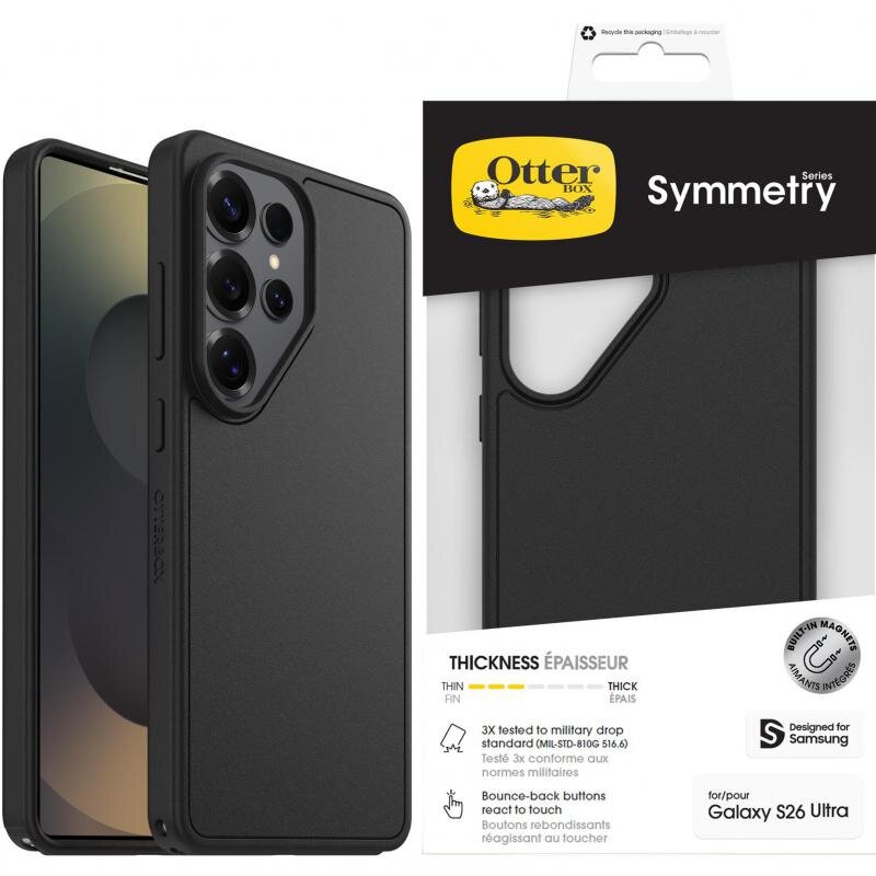 כיסוי OtterBox Symmetry Galaxy S26 MAGNET - BLACK